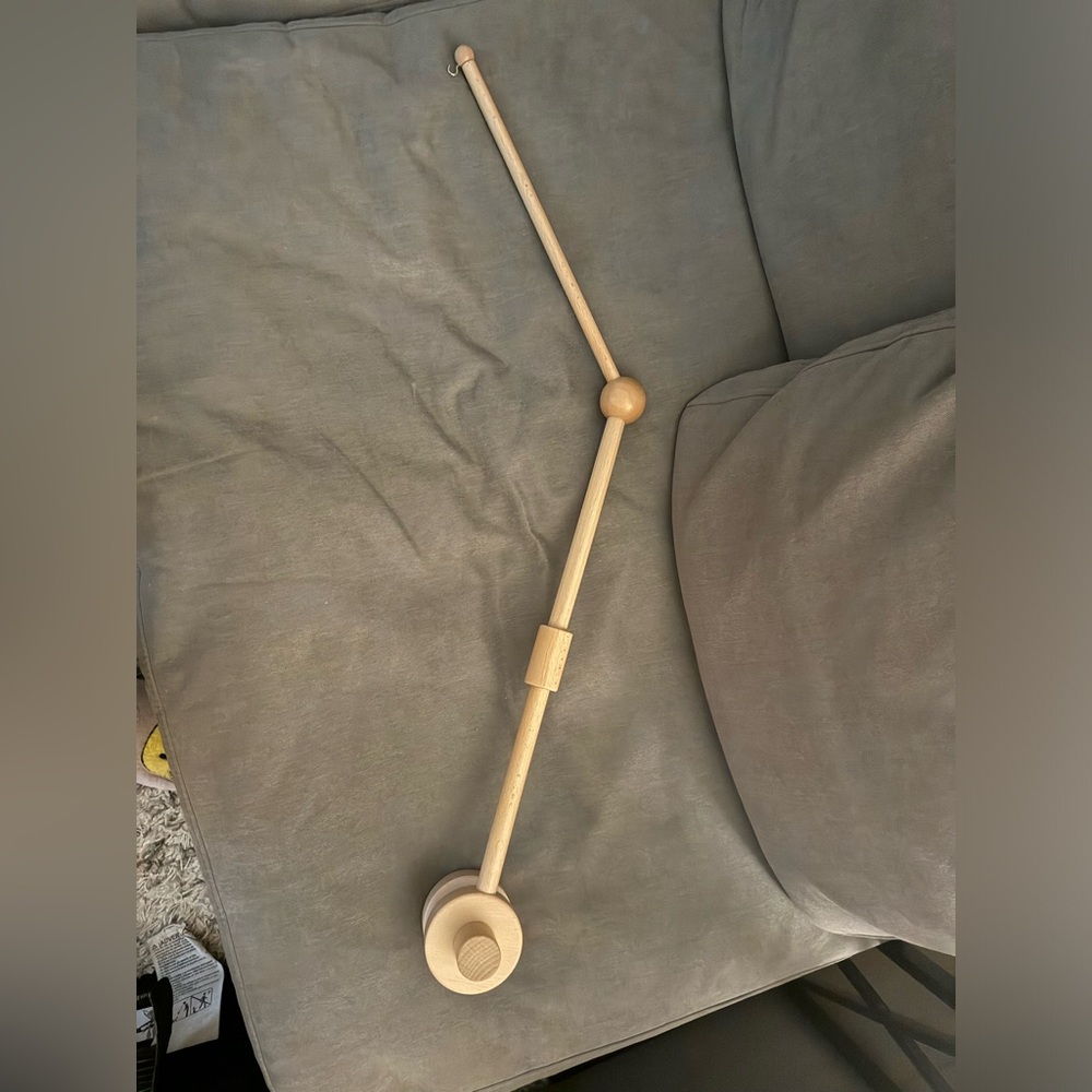 Crib Mobile-natural wood